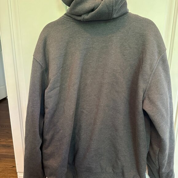 Carhartt Men's Rain Defender Loose Fit Full-zip Sweatshirt Charcoal Gray Large - Picture 6 of 6